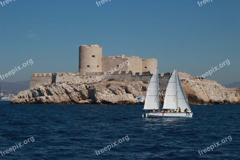 Boat Castle Mar France Fortress