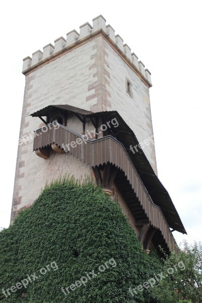 Tower Castle Wartburg Germany Luther