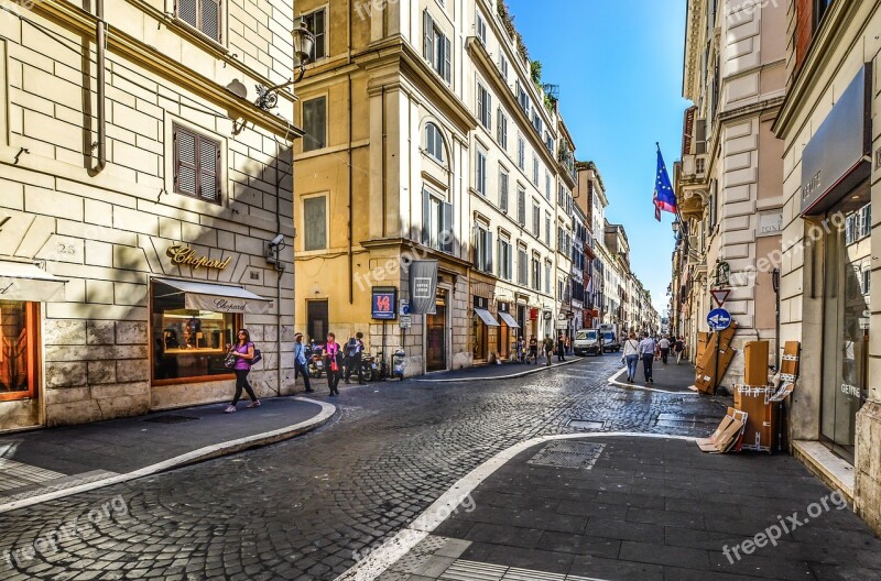 Rome Street Walk Travel Italy