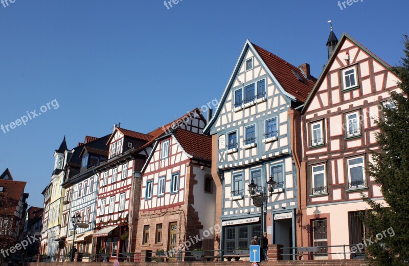 Gelnhausen Barbarossa City Main-kinzig Circle Hesse Vogelsberg Mountains