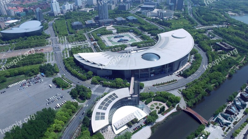 China Shanghai Lu Jia Zui Science And Technology Museum Free Photos