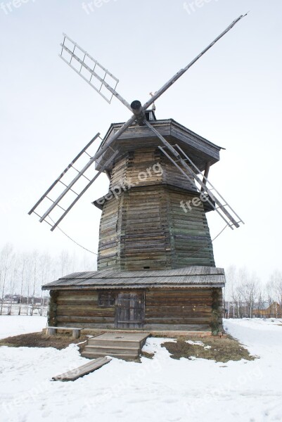 Suzdal Wooden Mill Old Mill Free Photos