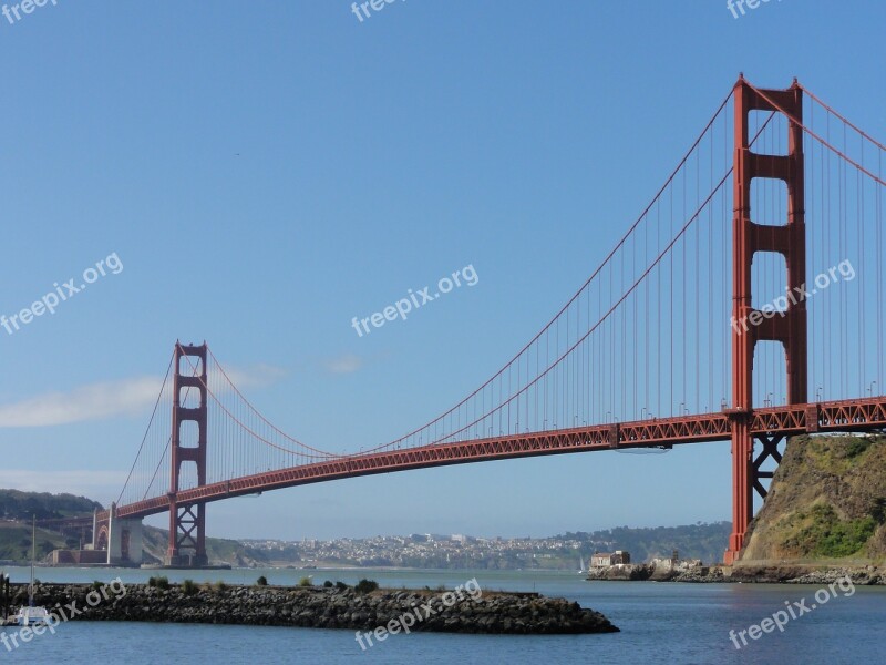 Golden Gate Bridge San Francisco America Bridge California