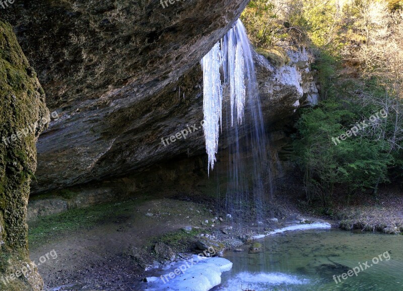 Icicles Ice Ice Cream Frost Cold