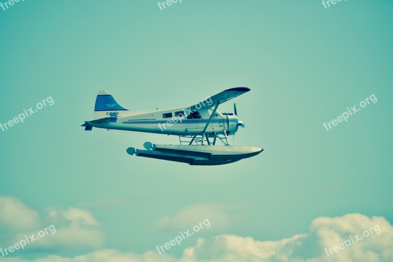 Airplane Seaplane Aircraft Travel Fly