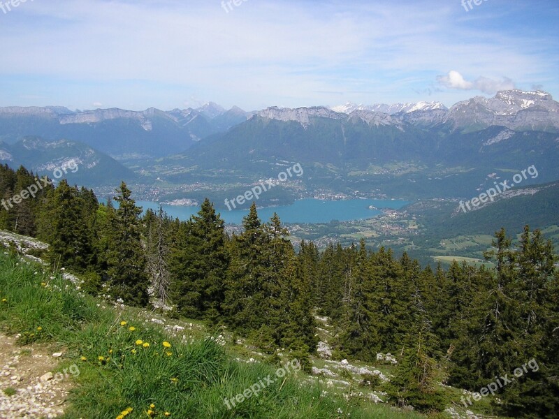 Semnoz Haute-savoie Mountains Summit Hiking