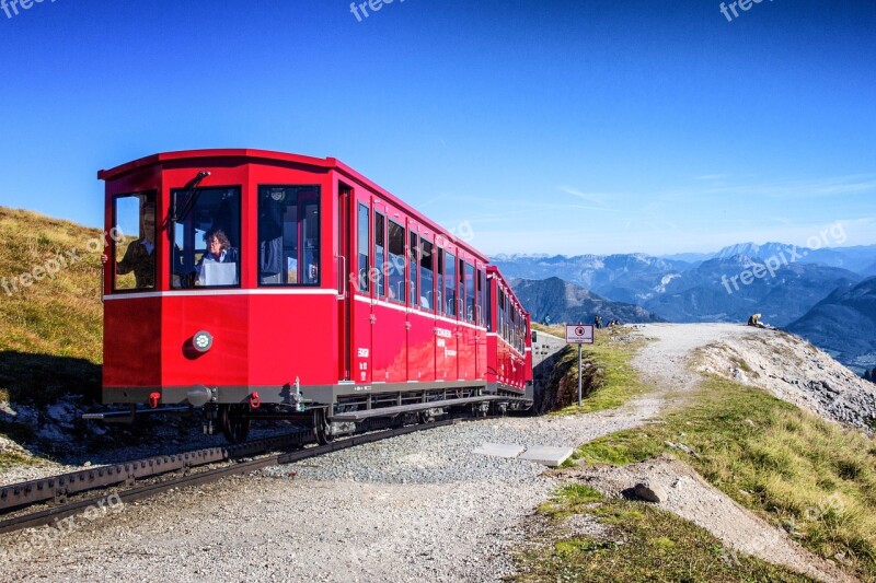 Sheep Mountain Schafberg Railway Alpine Mountain Station Mountains