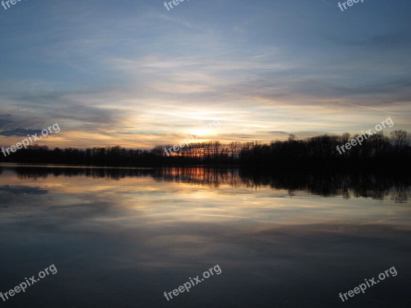 Panorama Nature Unfinished Lake Water