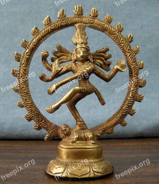 Shiva Cosmic Dancer Hindu Religion Figurine