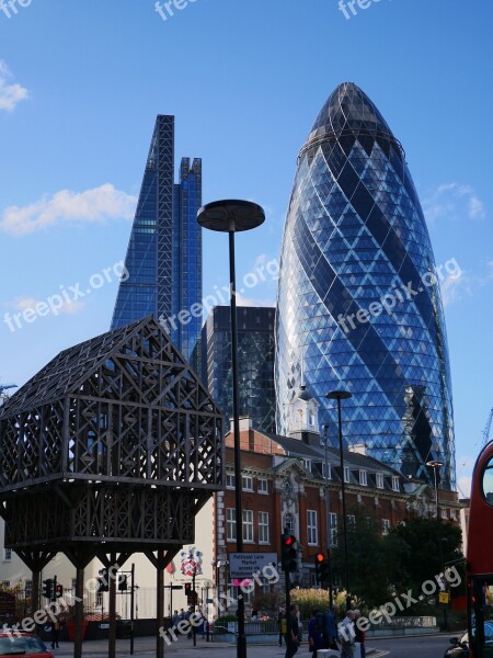 The Shard The Gherkin London City England