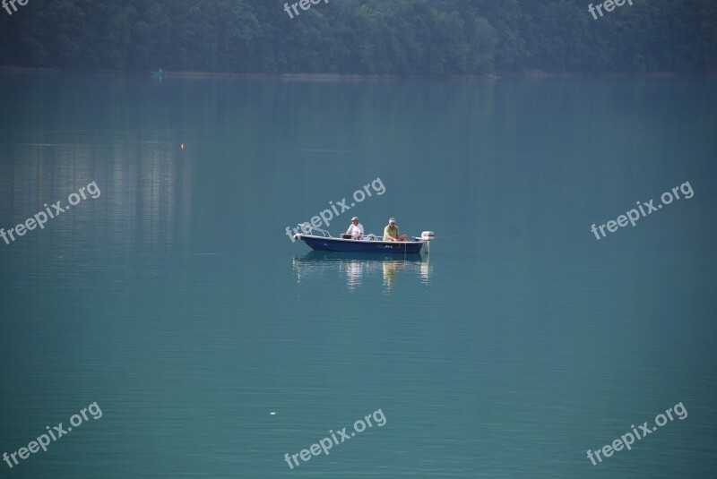 Lake Boat Fishing Sport Fun