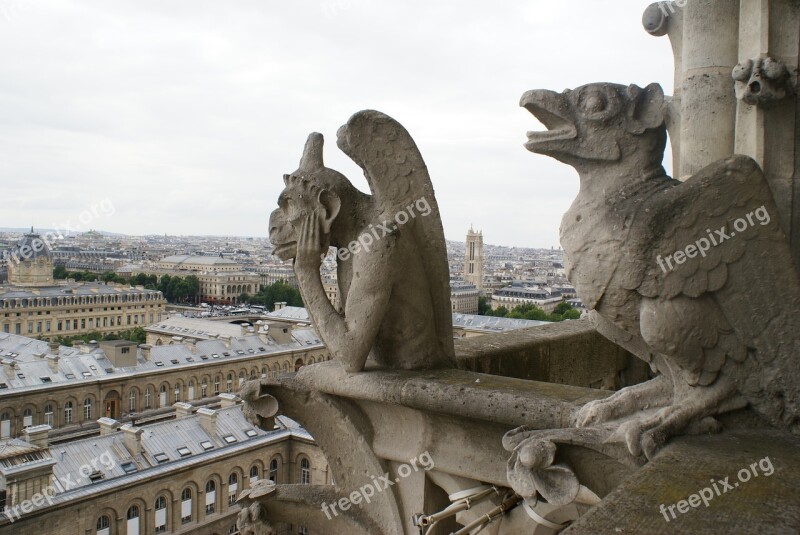 Notre Dame De Paris France Architecture Historic Capital Architecture