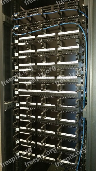 Data Rack Network Technology Server