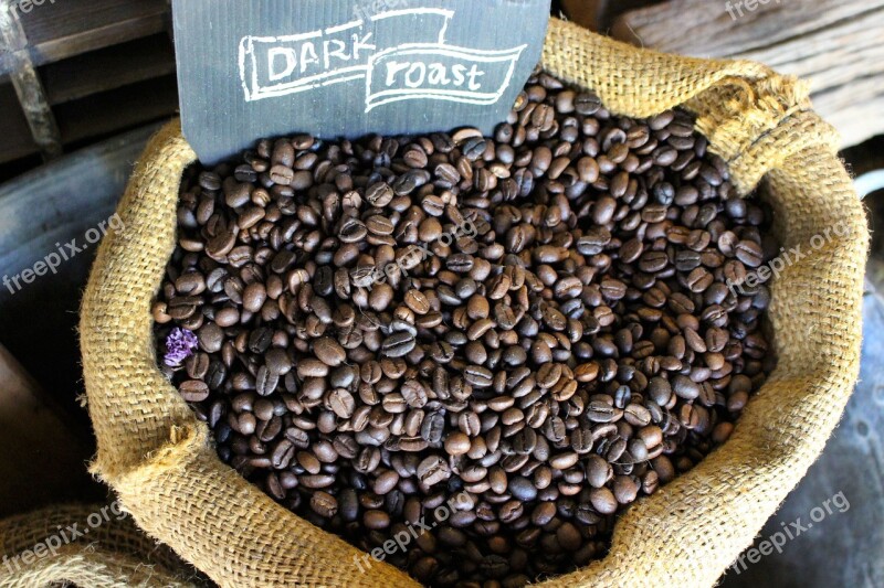 Coffee Beans Sack Coffee Brown Caffeine