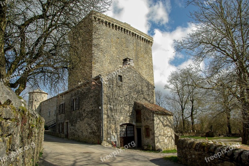 Cévennes Medieval Village Lane Fortifications Free Photos