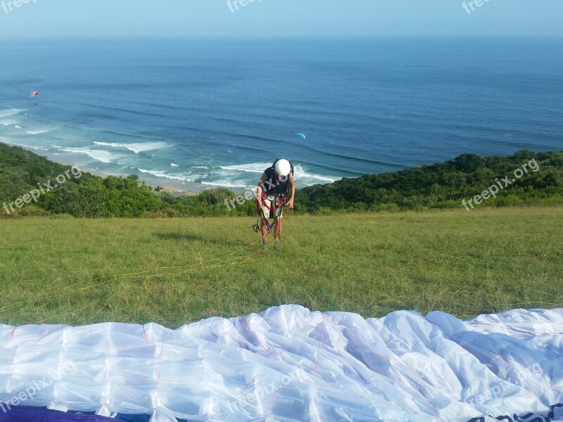 Paragliding Para Gliding Wilderness Sky