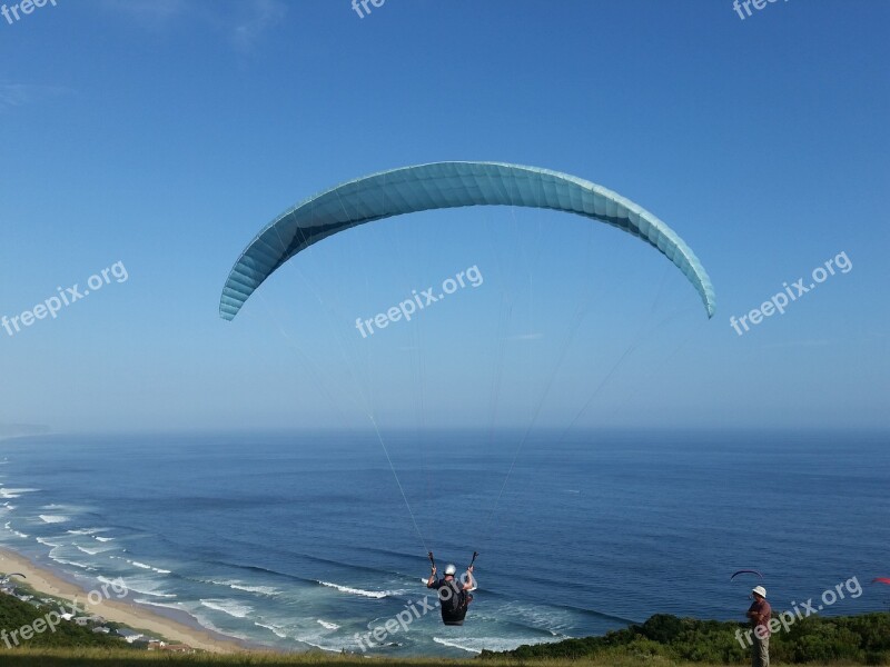 Paragliding Para Gliding Wilderness Sky