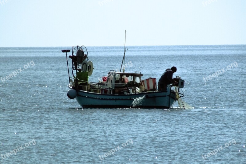 Daybreak Fishing Fishing Boat Morning Boat