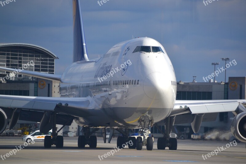 Boeing 747 Aircraft Airliner Lufthansa Aviation