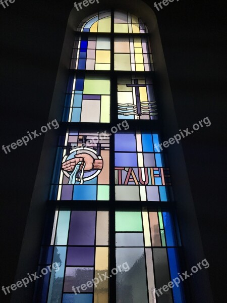 Window Church Baptism Tuttlingen Germany