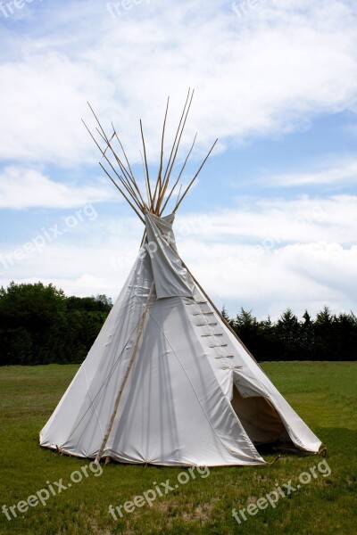 Tepee Tent Wigwam Outdoors Teepee