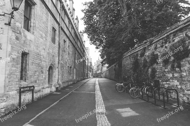 Street Old Oxford England City