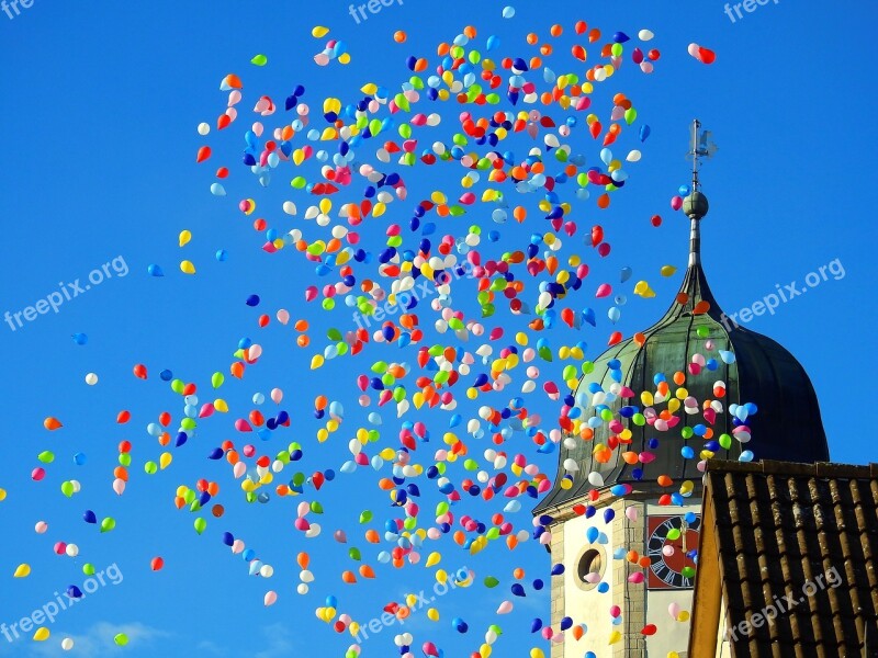 Balloon Party Carnival Move Sky