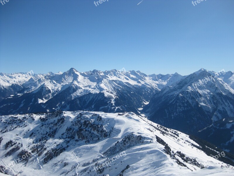 Alps Snow Ski Mayrhofen Zillertal