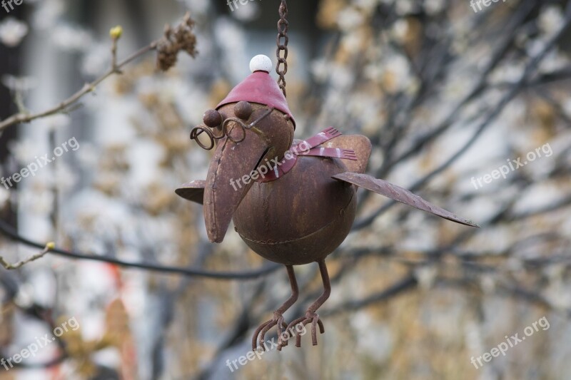 Figure Bird Deco Garden Garden Figurines