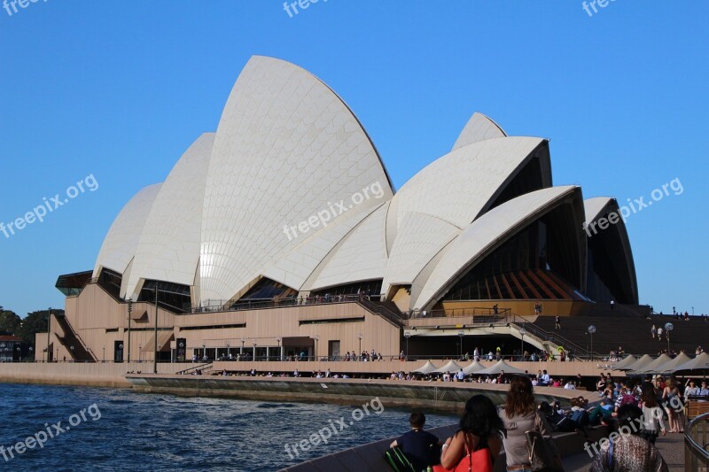 Australia Opera House Harbour Bridge Free Photos