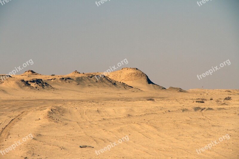 Desert Tunisia Nature Landscape Sand