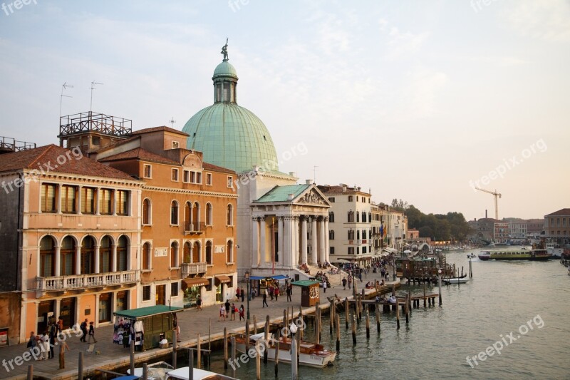 Venice Channel Façades Italy Free Photos