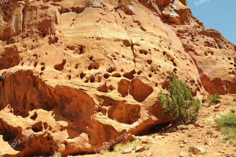 Rock Molten Formation Nature National