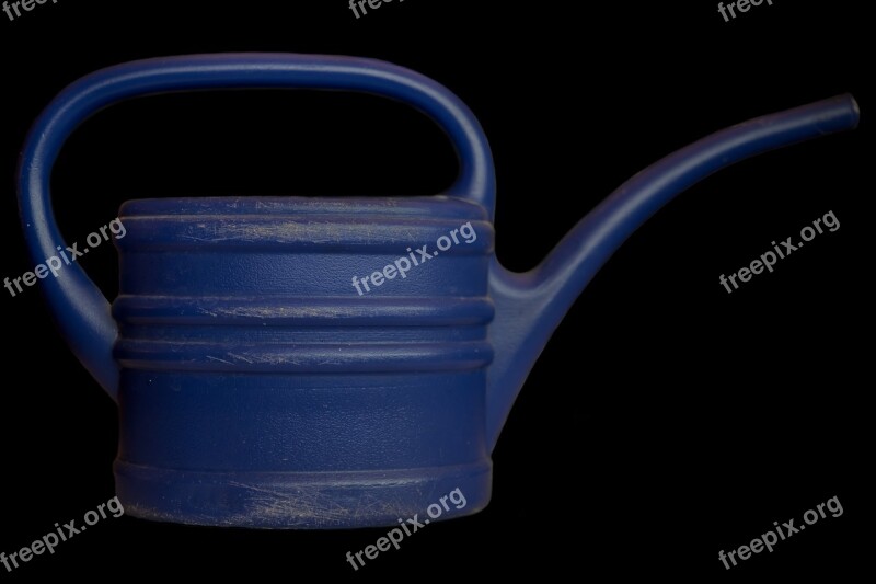 Watering Can Plant Care Blue Water Plant