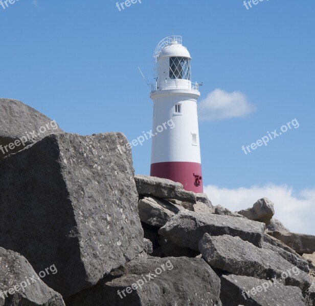 Portland Bill Lighthouse Dorset Coast