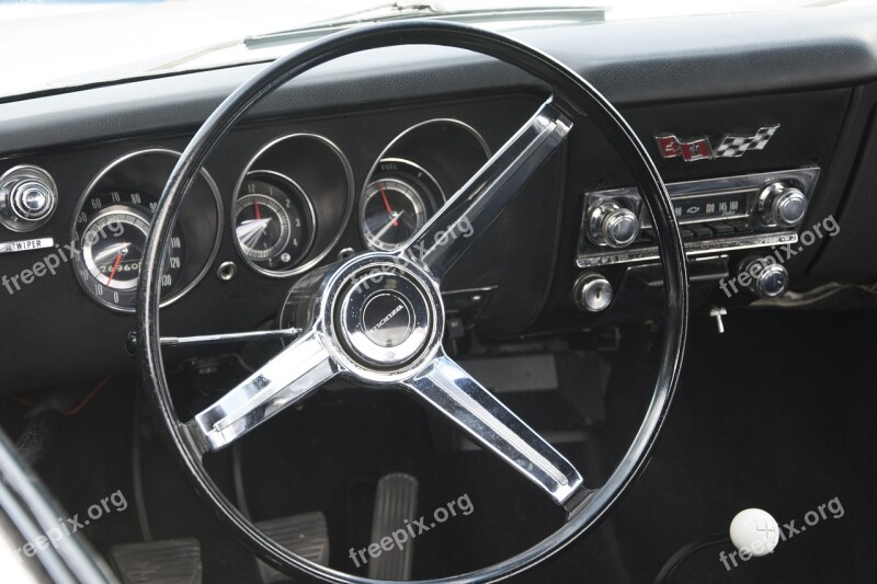 Chevrolet Corvair Dashboard Classic Car Sports Car Interior