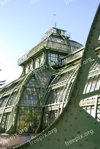 Schönbrunn Palm House Vienna Castle Park Austria