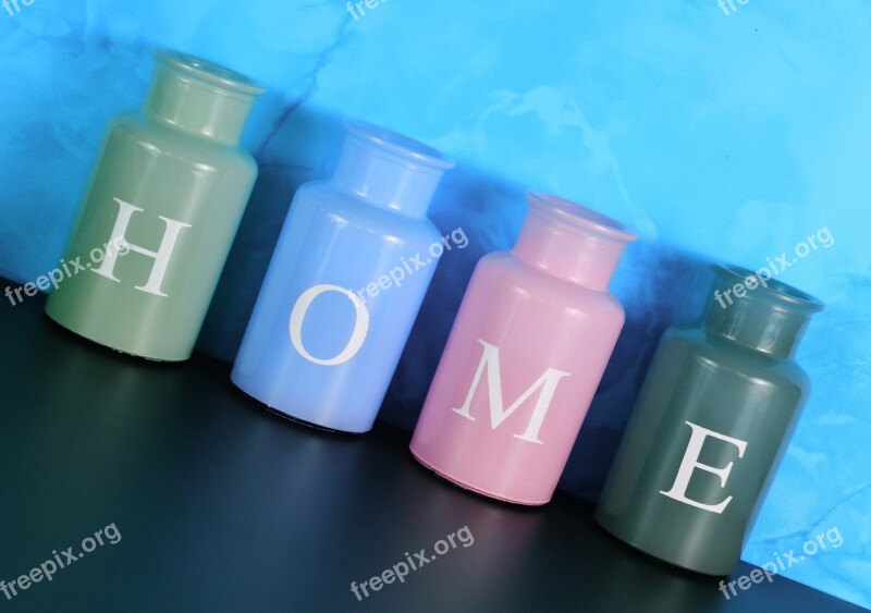 Vases Home At Home Colorful Glass