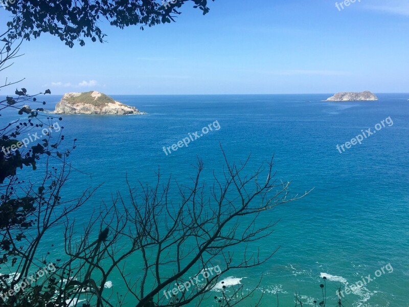 Ocean Landscape Nature Sky Blue