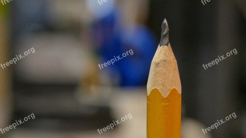 Pencil Lead Macro Close Up Inferior Sharpness