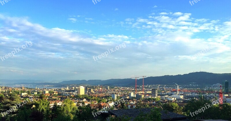 Zurich City Switzerland Skyline Prime Tower