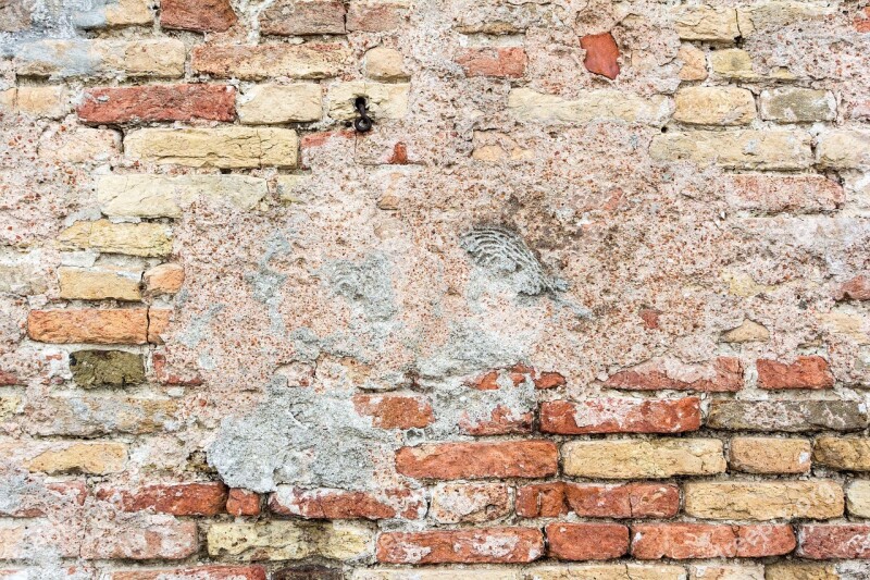 Ancient Brick Wall Old Architecture