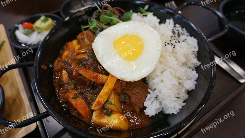 Korean Food Food Bulgogi Spicy Ribs Food Photography