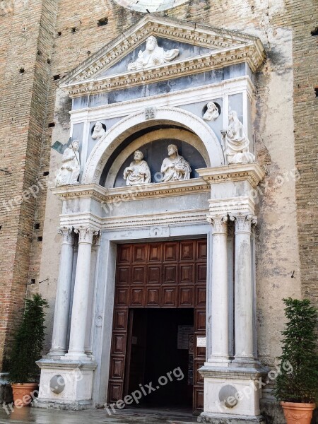 Church Door Port Facade Salo