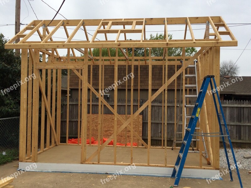 Building Shed Construction Storage House