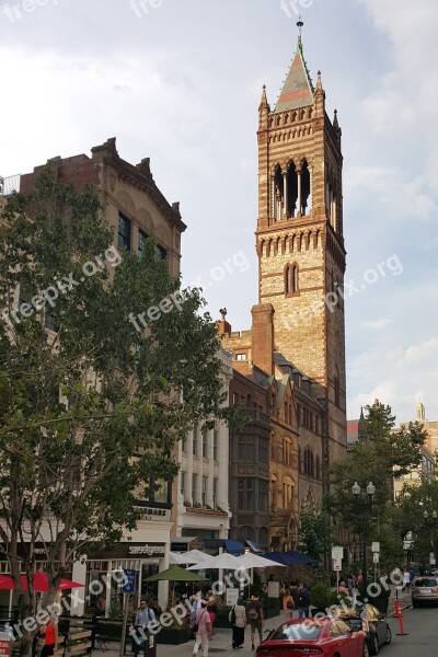 Boston Historic Campanile Massachusetts City