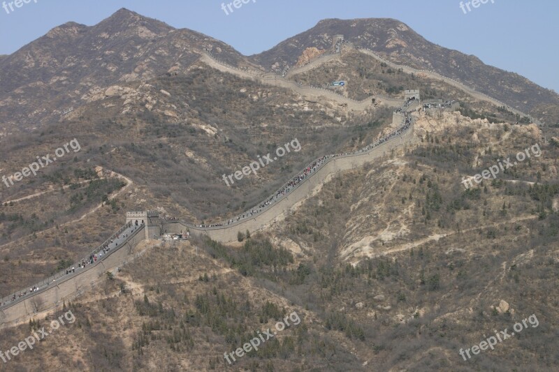 China Great Wall Of China Landscape Great Wall Border