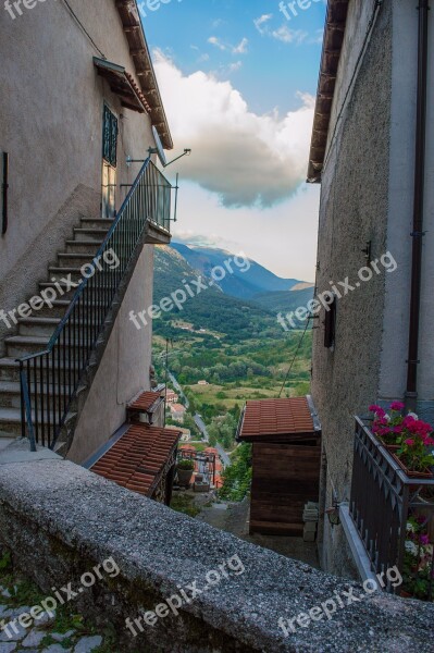 Mountain Mountains Opi Abruzzo National Park