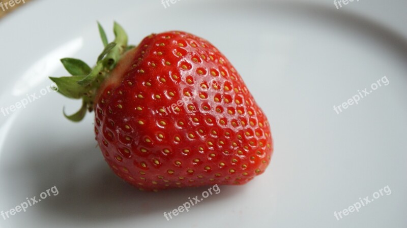 Strawberry Ripe Strawberry Red Fruit Ripe Fruit