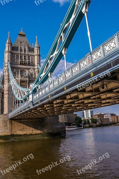 London Tower Bridge Bridge England River Thames